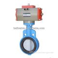 PN16 Pneumatic butterfly valve with atcuator